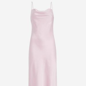 Cowl neck slip dress